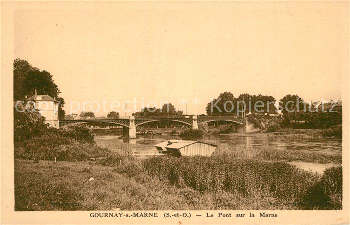 Gournay-sur-Marne Le Pont sur la Marne
