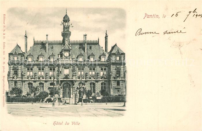 Pantin Hotel de Ville