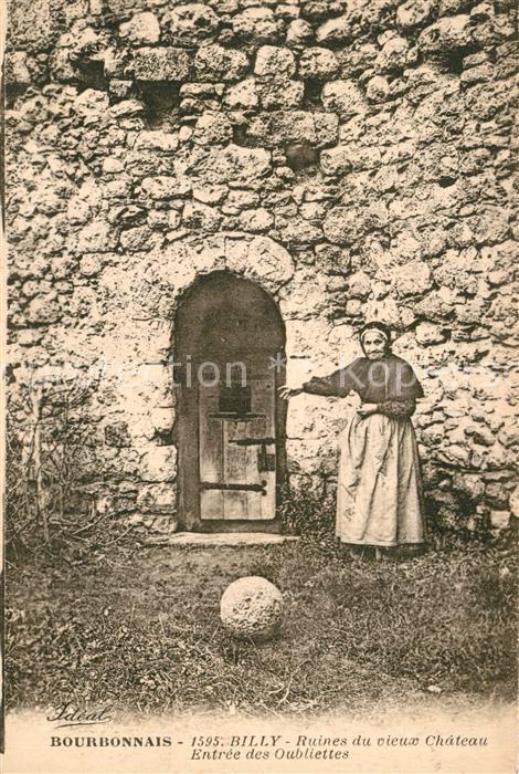 Billy Allier Ruines du vieux Chateau Entrée des Oubliettes