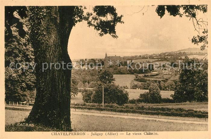 Chatelperron Panorama et le vieux Chateau