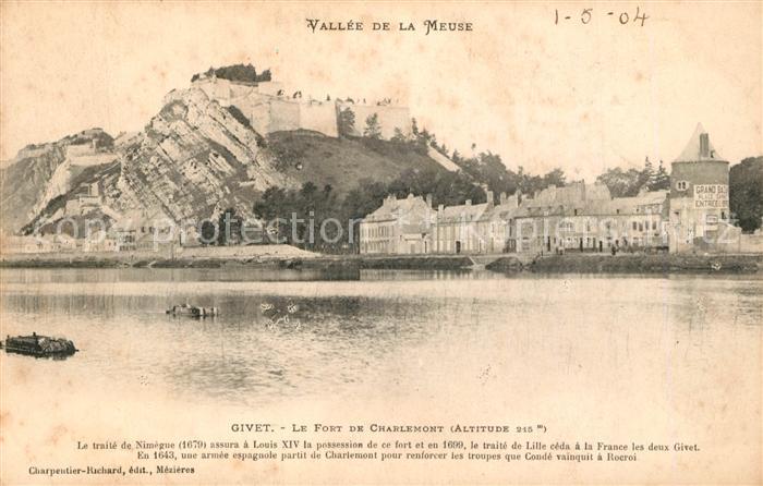 Givet Ardennes Le Fort de Charlemont