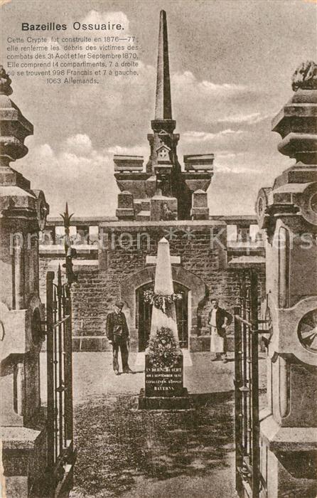 Bazeilles Ossuaire Cetta Crypte