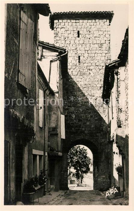 La Romieu Rue et Porte du Nord