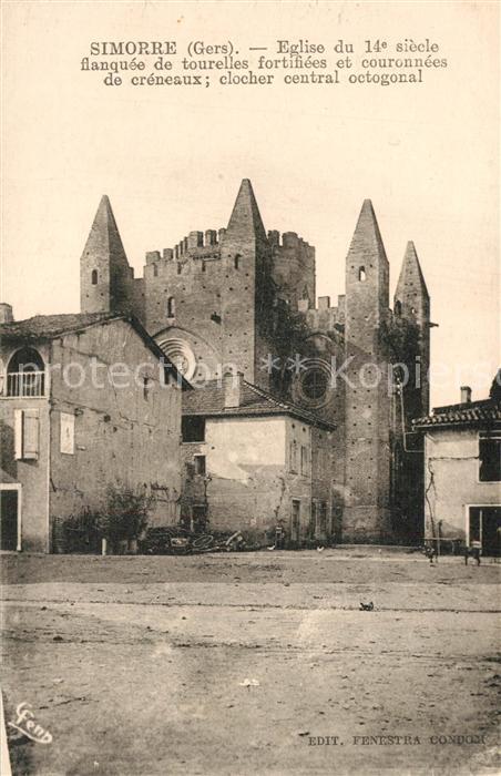 Simorre Eglise Clocher central octogonal
