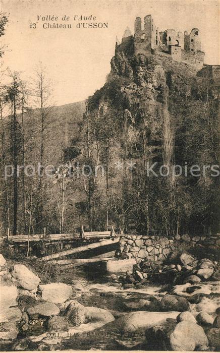 Vallee de l Aude Chateau d_Usson