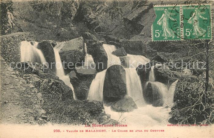 La Montagne Noire Vallee de Malamort Le Chaos en aval du Gouffre