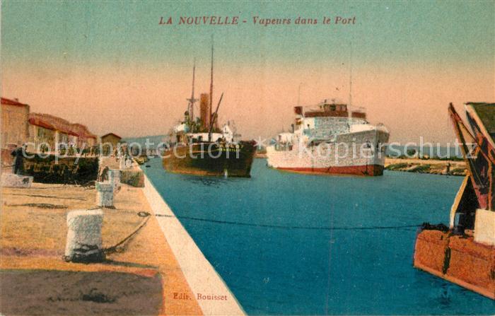 Port-la-Nouvelle Vapeurs dans le Port