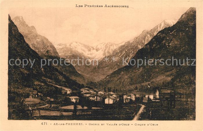 Ax-les-Thermes Orgeix et Vallee d’Orlu Cirque d_Orlu