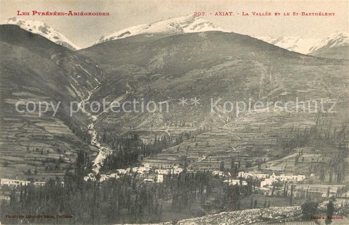 Axiat La Vallee et le St Barthelemy