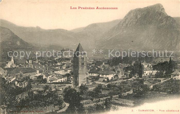 Tarascon-sur-Ariege Vue generale