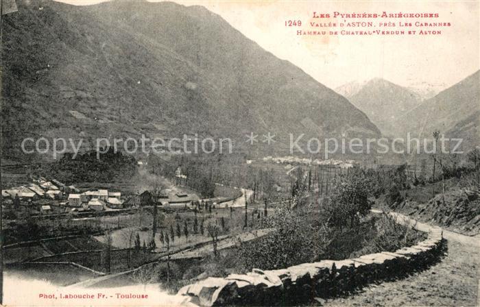 Les Cabannes Ariege Hameau de Chatel Verdun et Aston