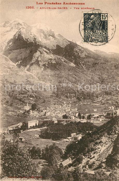 Aulus-les-Bains Vue generale