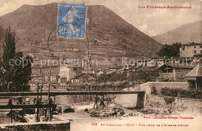 Seix Vue prise de l’Avenue d Oust