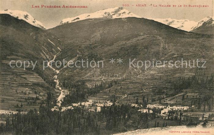 Axiat La Vallee et le St Barthelemy