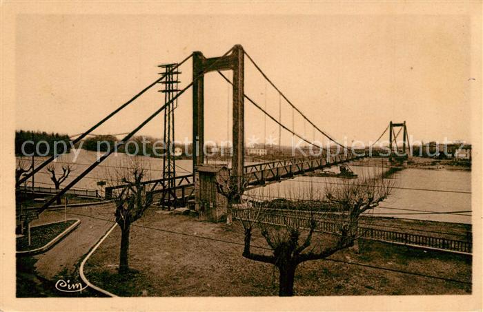 Serrieres Ardeche Nouveau pont suspendu