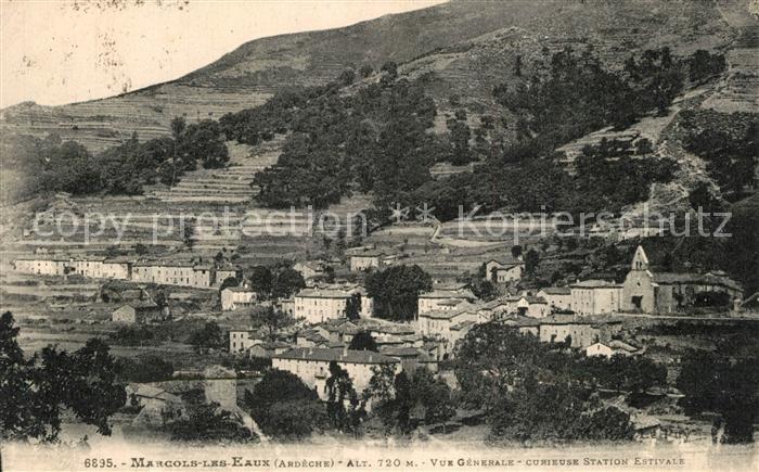 Marcols-les-Eaux Vue generale cumieuse Station Estivale