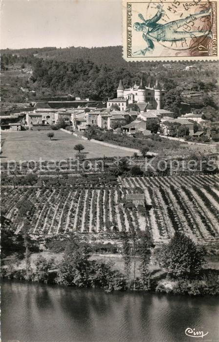 Chambonas Le Chateau dominant le Chassezac