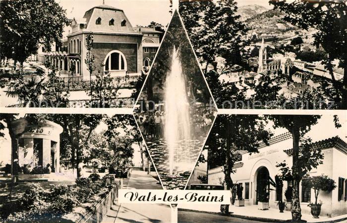 Vals-les-Bains Le Casino Vue generale Source intermittente Source St Jean Etabli