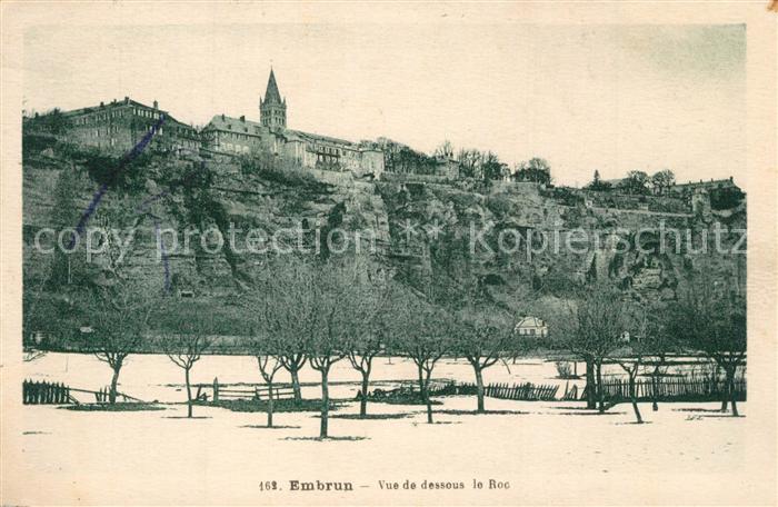 Embrun Vue de dessous le Roc