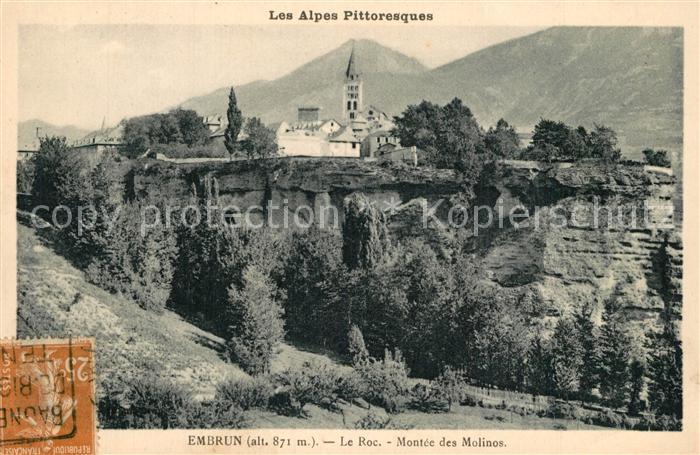Embrun Le Roc Montee des Molinos