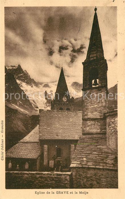 La Grave Eglise et la Meije
