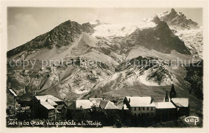 La Grave Vue generale et la Meije