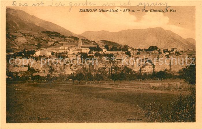 Embrun Vue generale Le Roc