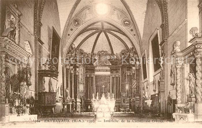 Entrevaux Interieur de la Cathedrale