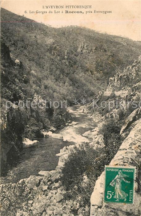 Aveyron Les Gorges du Lot a Rocous pres Entraygues