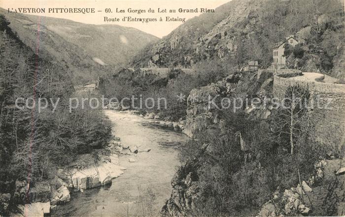 Entraygues-sur-Truyere Les Gorges du Lot au Grand Rieu