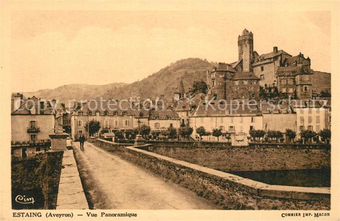 Estaing Aveyron Vue panoramique
