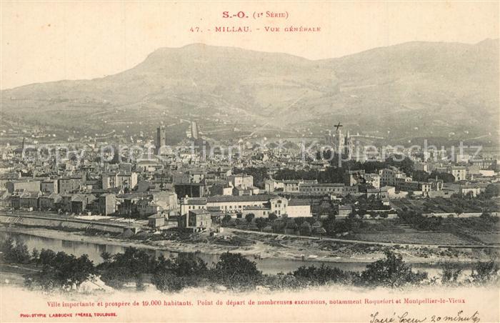 Millau Aveyron Vue generale