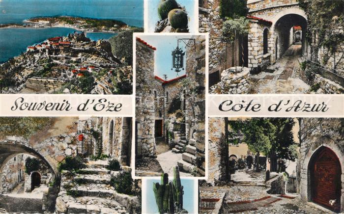 Eze 06 Motive Altstadt Panorama Cote d_Azur