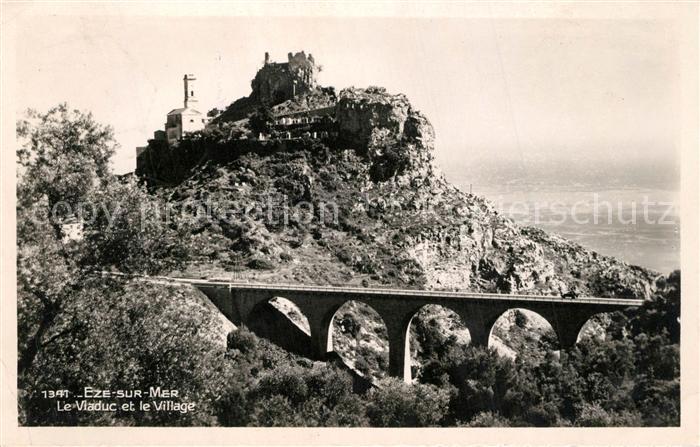 Eze-sur-Mer Le Viaduc et le Village