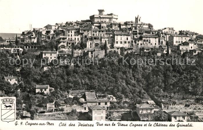 Cagnes-sur-Mer Cité des Peintres Vieux Cagnes et Chateau des Grimaldi