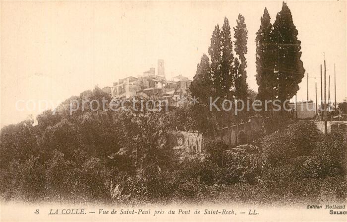 La Colle-sur-Loup Vue de Saint Paul près du Pont de Saint