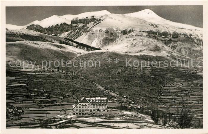Beuil Hotel du Mont Monnier et le Mont Monnie