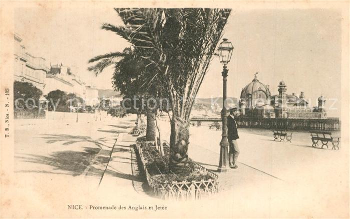 Nice Alpes Maritimes Promenade des Anglais et Jetée Côte d_A