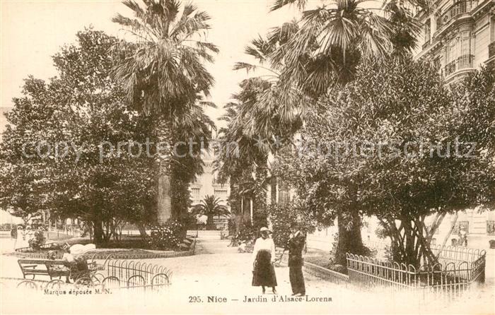 Nice Alpes Maritimes Jardin d Alsace Lorena Côte d'Azur