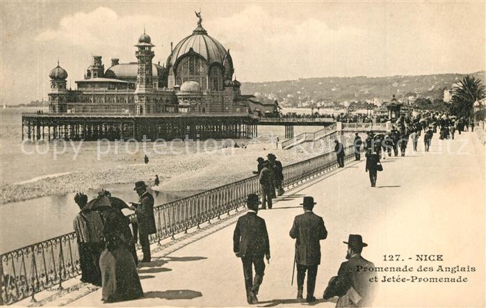 Nice Alpes Maritimes Promenade des Anglais et Jetée Promenade Côte d Azur