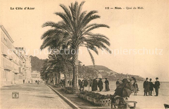 Nice Alpes Maritimes Quai du Midi Côte d_Azur