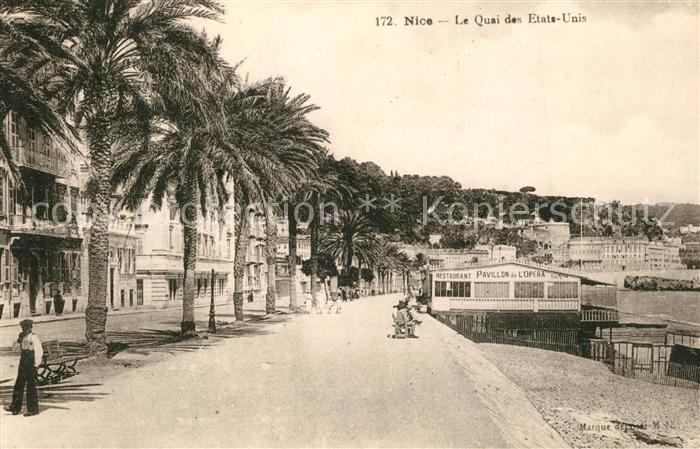 Nice Alpes Maritimes Le Quai des Etats Unis Côte d Azur