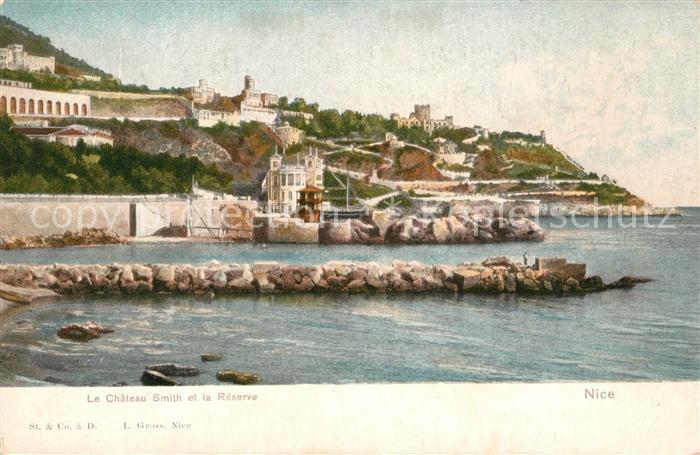 Nice Alpes Maritimes Chateau Smith et Restaurant de la Réserve Côte d Azur