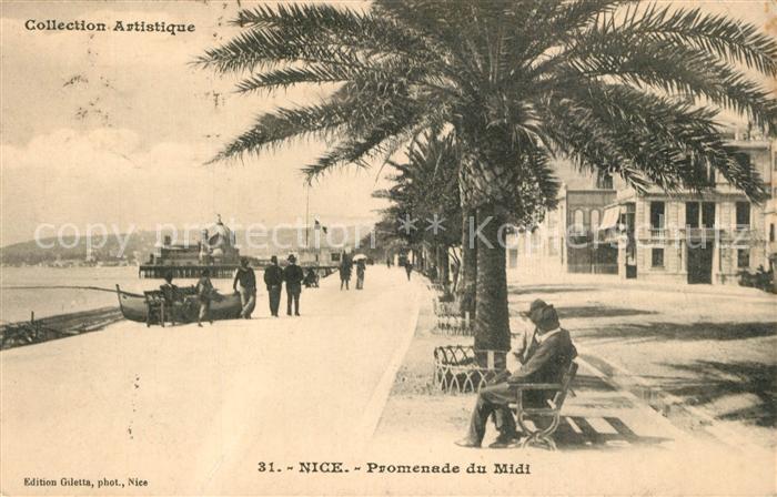 Nice Alpes Maritimes Promenade du Midi Côte d_Azur