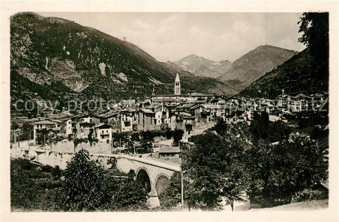 Saint-Martin-Vesubie Vue Generale Alpes