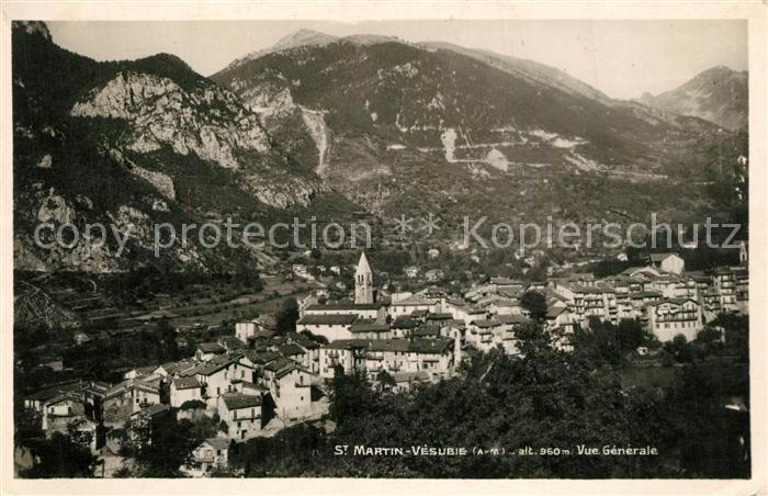 Saint-Martin-Vesubie Vue Generale Alpes