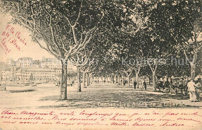 Cannes Alpes-Maritimes Les Allées de la Liberté Côte d Azur