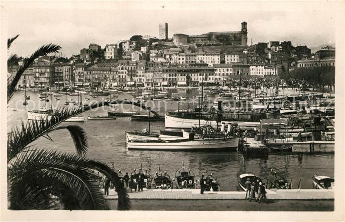 Cannes Alpes-Maritimes Le Port et Mont Chevalier Côte d Azur