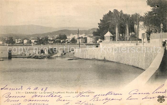 Cannes Alpes-Maritimes Le Grand Tournant Route de la Croisette