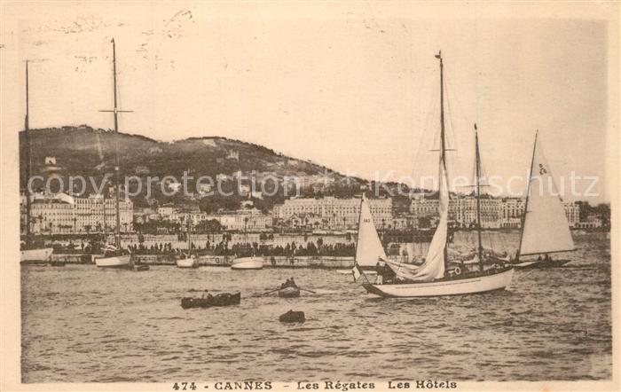 Cannes Alpes-Maritimes Les Régates et les Hôtels Côte d Azur